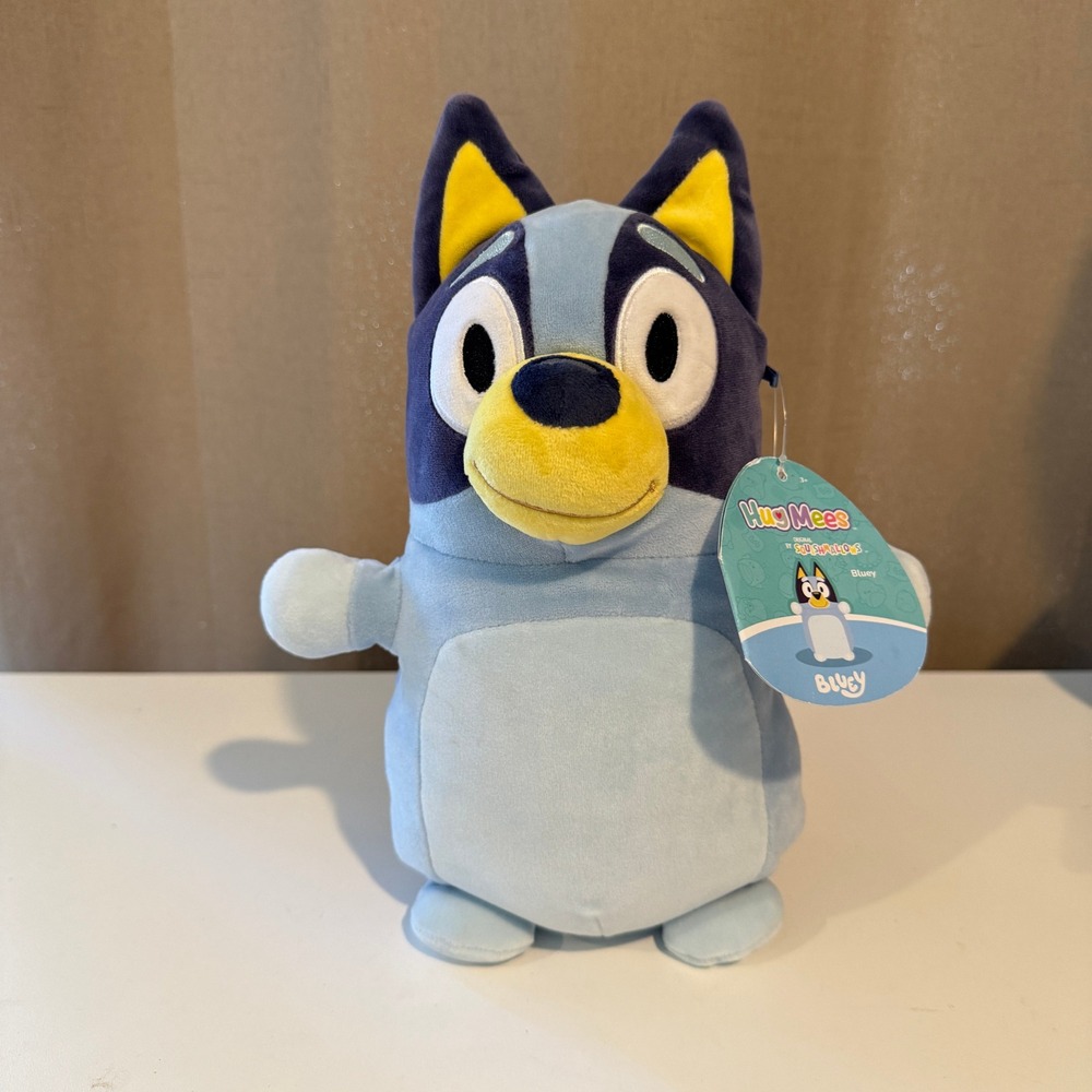 Squishmallows Bluey HugMees 10 Inch Plush Stuffed Animal Blue Dog Jazwares